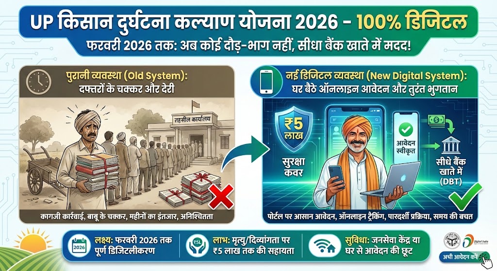 UP Kisan Durghatna Yojana 2026